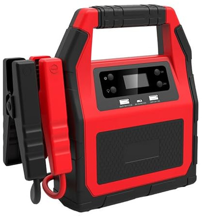 12v/24v Heavy Duty Jump Starter, 1500a Peak 42000mah Portable Battery Booster Pack For Cars, Trucks, Diesel Engines & Commercial Vehicles, Fast Charge Power Bank Function