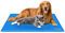 pecute Kühlmatte für Hunde, langlebiger, Upgrade, Oxford-Stoff + PVC, Dicke 0,4 mm, automatische Kühlmatte für Haustiere