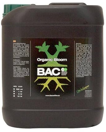Fertilizante/Abono de Floración para cultivo BAC Organic Bloom (5L)