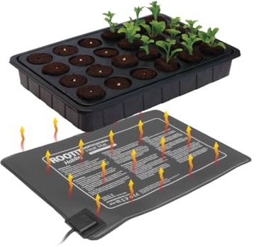 ROOT!T Root Hobby Heizmatte, 11 W, 350 mm x 250 mm, Schwarz, Größe S - 11 W