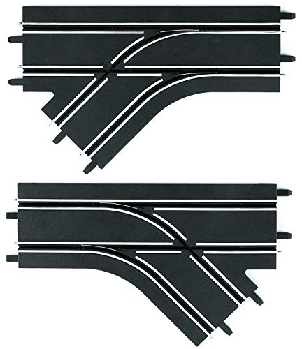 Mechanischer Spurwechsel-Abschnitt, links und rechts