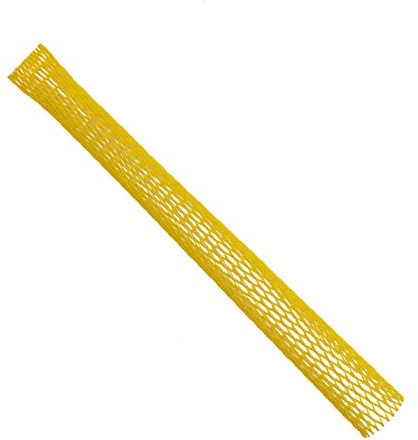 HaGa® 1 m Verpackungsnetz Netzschlauch Schutznetz Ø 25-50 mm | Farbe gelb | Oberflächenschutznetz | Netzbeutel | wiederverwendbar | Meterware