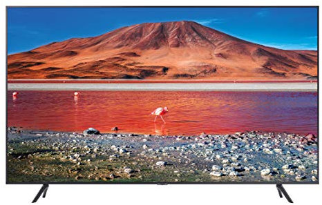 Samsung TV UE55TU7190UXZT Smart TV 55 Serie TU7190, Crystal UHD 4K, Wi-Fi, 2020, Argento, compatibile con Alexa