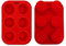 2 Pack Deep & Large Muffin Tray, 6 Cup Silicone Cupcake Moulds, Cupcake Tray, Muffin Cases, Yorkshire Pudding Tray