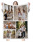 HHWY Personalisierte Fotodecke Mit Eigenem Foto,Kuscheldecke Bedrucken Lassen mit Foto,Decke mit Collage,Wohndecke,Fotogeschenk für Jahrestag,Geburtstag,Weihnachten,Valentinstag (150x200cm)