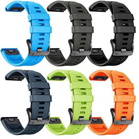 NotoCity Kompatibel mit Garmin Fenix 7/6/5/7 Pro/6 Pro/5 Plus, Quickfit 22 mm Armband für Garmin Forerunner 945/955/935/Instinct/Instinct 2/Approach S60/S62/Epix 47 mm