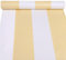 Vinyle autocollant jaune jaune et blanc à rayures de rayons et de bâtonnet papier peint pour armoires de paquebot Tiroir 45 x300 cm