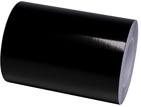 Prolac Zierstreifen (10 m) für das Auto, Motorrad, Boot oder zum DIY Basteln | Dekostreifen Klebestreifen/Seitenstreifen selbstklebend, Schwarz Glanz