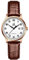 SHENGKE SK Classic Business Women Montres avec Bracelet en Acier Inoxydable et Montre élégante en Cuir véritable pour Dames (Rosegold-Brown)