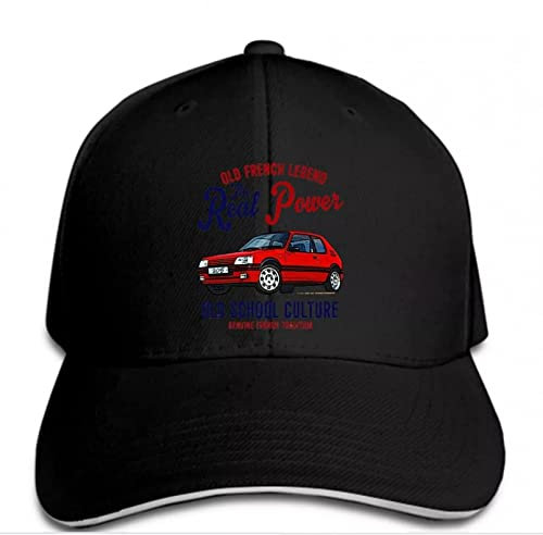 Classique Casquette de Baseball Casquette de Baseball pour Homme sur Le Nouveau Chapeau drôle français 205 GTI Vintage Gift Outdoor Sport Cap