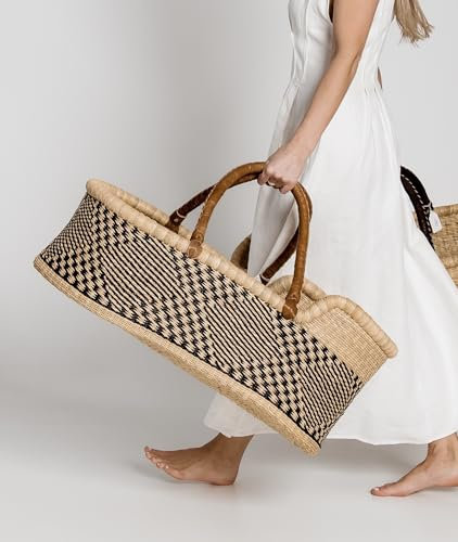 KidooCrafts Baby körbchen Bett Babynest - Hochwertiges Tragbares Baby Bett Kompatibilität, Oeko-TEX Zertifiziertes Nestchen Baby Für Frische Eltern, Babybett, Moseskorb Baby, Stubenwagen