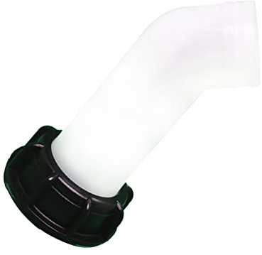 Aoktorkit Extension Drain Spout Hose, IBC Water Tank Adapter, Plastic Drain Nozzle, IBC Water Tank Nozzle Tap Cap Valve Connector,Thick thread, Diameter 41mm