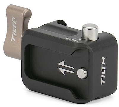 TILTA NATO Clamp to Cold Shoe Adapter Kompatibel mit Most Cold Shoe Based Accessories TA-NTC-CSA-B