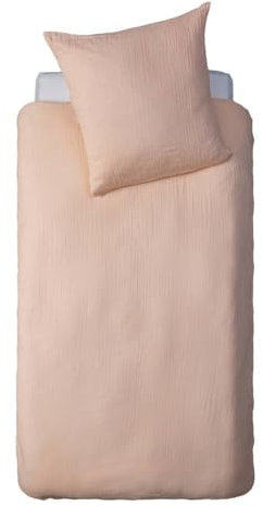 Atmosphera - Parure de lit Lili en Gaze de Coton 140x200cm