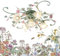 KISFWIU 5-Light deckenleuchte,Grüne Esszimmer Deckenleuchte mit Metallisches Glas weißem Lampenschirm und rosa Keramik Rosen Anwendbar auf Wohnzimmer Schlafzimmer küche Blumenleuchten Ceiling lamp