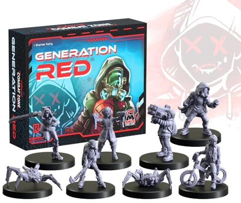 Monster Fight Club Cyberpunk Red Combat Zone Miniaturen Erweiterung: Generation Red Starter Gang