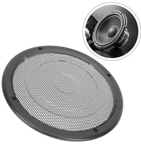 Gatuida 8 inch Speaker Grill, Car Mesh Subwoofer Grill Cover Bass Accessories Audio Nets Car Plastic Speaker Protector Cover Audio Accessories for Woofer