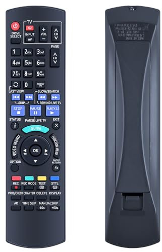 New N2QAYB001059 Remote Control Replacement for Panasonic DVD Recorder DVD Player DMR-EX97EB DMR-EX97 DMR-EX97EB-K