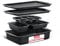Bakken Swiss - Bakeware Set – 6 Piece – Stackable, Deluxe, Non-Stick Baking Pans for Professional and Home Cooking – Carbon Steel, Gray Stone Coating