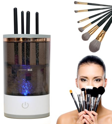 Elektrischer Make up Pinselreiniger, Automatische Make Up Brush Cleaner, Kosmetik Pinsel Reinigungsmaschine, für Alle Größen von Beauty Make up Pinsel Sets, Geschenk für Frauen