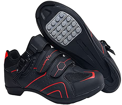 Fahrradschuhe Herren Damen Rennradschuhe Mtb Radschuhe Kompatibel Mit Look Spd Spd-Sl Delta Lock Pedal Reitschuhe Kompatibel Mit Peloton Schuhen Reitschuhe Mountainbike Schuhe Rennrad Schuhe Gr.37-46