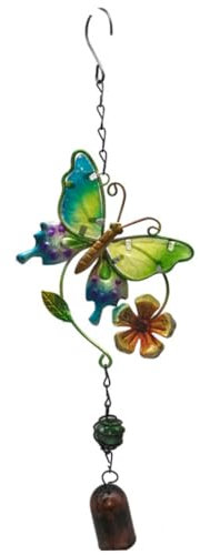 Sosoport 1stück Farbige Metall Windspiele Einzigartige Hängende Windglocken Für Balkon Garten Und Flur Kreative Dekoration Für Und Entspannung