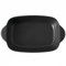 Dowbom Plats de cuisson en céramique pour four, petite cocotte pour four, ustensiles de cuisson en céramique (noir, 680,4 g)