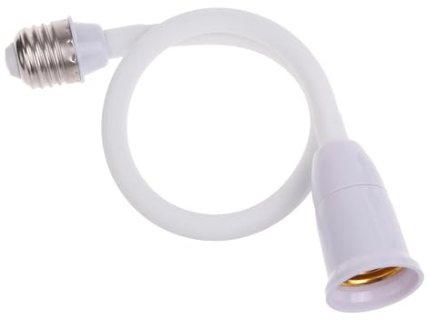 WASTEBIN E27 auf E27 Verlängerung Lampenfassung Lampenfassung Adapter Verlängerung Lampenfassung Kabel für Lampe