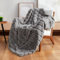 Bibykivn Kuscheldecke Flauschig Decke - Plüsch Decke Super Soft 500 G/M² Flauschig Couchdecke Wohndecke Warm Winter Weich Tagesdecke Sofadecke Blanket Für Bett Sofa Schlafzimmer (Grau, 160 x 200cm)