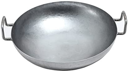 FDHESAR Olla, Olla Arrocera Artesanal de Dos Orejas, Fondo Redondo, Olla Arrocera de Hierro sin Recubrimiento, Olla Arrocera de Gas, Olla Arrocera de Gas