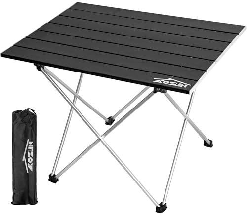 IPEB Campingtisch Klappbar,Aluminium,Tragbar,Mit Tragetasche,Tragbar,M | Für Strand, Picknick, Camping, Rasen