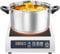 Placa de inducción, 3500 W, 35 cm, cocina eléctrica de inducción, 75 kg, grande, profesional, placa de inducción, 1 placa para diámetro de 12 – 30 cm, acero inoxidable, esmaltado, ollas de hierro