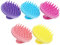 Ipetboom 3 Sätze Silikon-shampoo-bürste Hairbrush Haarbürsten Silikonbürste Goody Haarbürste Haar Kur Kamm Haustier Shampoo-schrubber Reinigungsbürste Massage Kopfhaarwäscher 5 Stück * 3