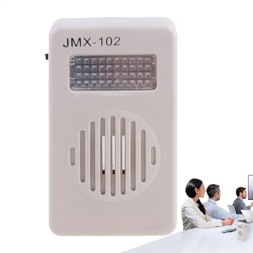 Externer Klingelton für Mobiltelefone | 70 dB Telefonverstärker Lautstärkeregler mit Licht | Anrufanzeige, Glockenverstärker für Senioren, feste Verbindungen