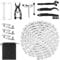 Bike Chain Tool, Afenau 12Pcs Chain Link Removal Tool with 6/7/8 Speed 116 Links, Bicycle Chain Tool, Includes Link Plier, Cutter & Inspection Gauge, for Road Bikes, Mountain Bikes