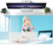 Fille Sexy d'anime Hentai Tapis Souris XXL 600x300 Grand Tapis de Souris, antidérapant, pour Souris sans Fil, Ordinateur Portable, Ordinateur, PC de Bureau, Maison, Jeu