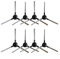 Eawfgtuw Robot Aspirador Cepillos Laterales 8 Pack para Taurus Homeland Gyro RVCA1001B Piezas de repuesto Accesorios de limpieza de esquina Fácil de instalar