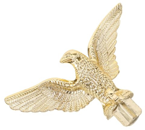 Abaodam Sachsenfahne Fahnenmast Zubehör mit Goldener Adler Form aus Kunststoff Einfach zu Montieren für Außen im Garten als Außendeko Geeignet