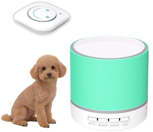 HOIDURY Wireless Dog Doorbell with Ultra-Sensitive Touch Sensor, No Pressing Required, Perfect for Dogs with a Light Nose or Paw Touch, 14 Chimes, 3 Volume Levels and Mute, 3W Loud & Clear Speaker