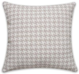 Gardinia Sehlbach Kissen Hahnentritt, beige, 45 x 45 cm