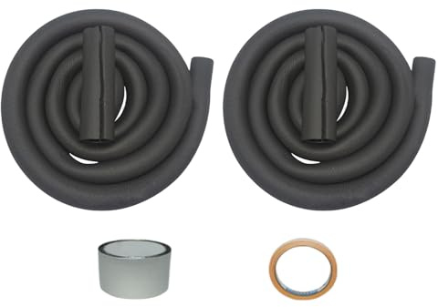 AC-Rohrisolierung, Gummischlauchabdeckung, UV-beständig, Frostschutz, vorgeschnittene, flexible Umwicklung, langlebiger Thermoschutz, für Wohnmobil, Toilette, Dachboden, Poolk, 4 x 200 cm