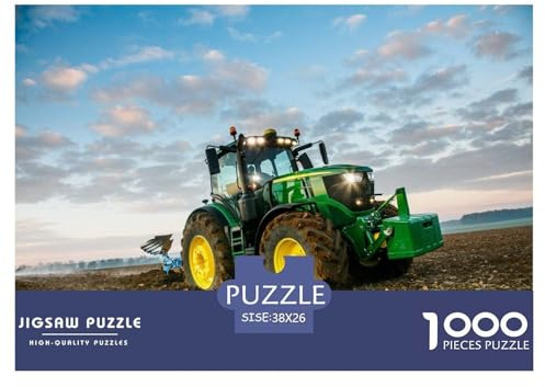 Traktor Puzzle 1000 Teile Puzzle Geschenke Für Teenager Und Kinder Geschicklichkeitsspiel Für Die Ganze Familie 38x26cm/1000pcs