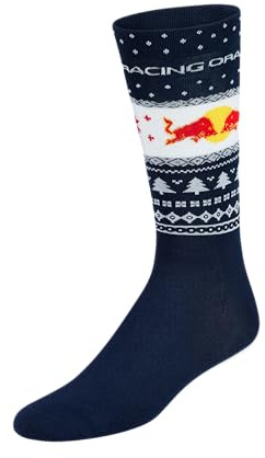 Red Bull ENERGY WEAR ORBR Winter Socken, Offizieller Fanartikel, Mit saisonalem Muster & Logo-Details, Einheitsgröße, 75% Baumwolle