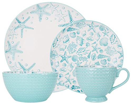 Pfaltzgraff 5217125 Venice - Vajilla de cerámica, varios colores