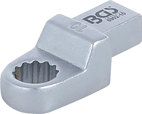 BGS 6902-10 | Einsteck-Ringschlüssel | 10 mm | Aufnahme 9 x 12 mm