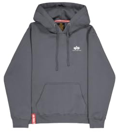 Alpha Industries Herren Basic Small Logo Hoodie