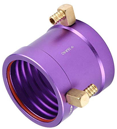 36 mm RC Modell Wasserkühlung Jacke, Metall Wasserkühlungsmantel perfekter Wasserkühlungsmantel für RC Motoren, geeignet für 3650/3660 Motoren, mit guter Wärmeableitungsleistung