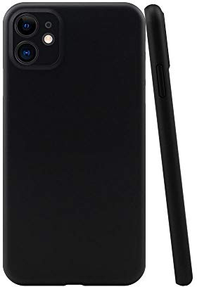 CELLBEE für iPhone 11 Hülle 0,45mm Schwarz Ultra Slim Case | Federleicht aus Polypropylen · vergilbt nicht · für MagSafe und Qi · Kameraschutz · Anti-Fingerprint · Marke seit 2015