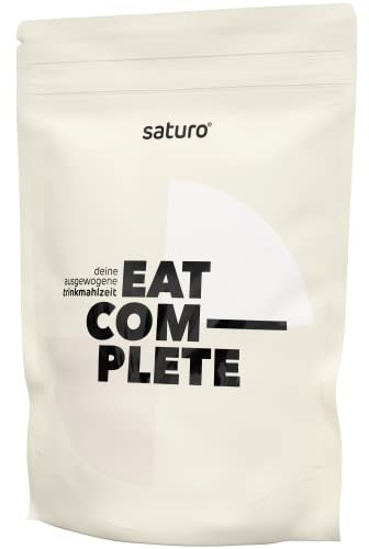 Saturo Trinkmahlzeit - Vegane Trinknahrung als Mahlzeitersatz - Cappuccino | Astronautennahrung mit reichlich Protein & 5600 kcal | Pulver mit wertvollen Nährstoffen | Gaming Booster Astronautenkost