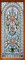A.Monamour Türtapete Selbstklebend Türfolie Türposter 3D Buntes Buntglasfenster Mit Blumen Motiv Vinyl Folie Türdeko Tapete Wandbild Türaufkleber Türtattoo 77 x 200 cm
